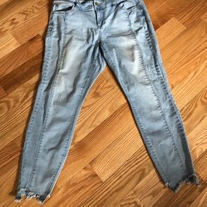 Mid Rise Ankle Skinny Celebrity Pink Jeans